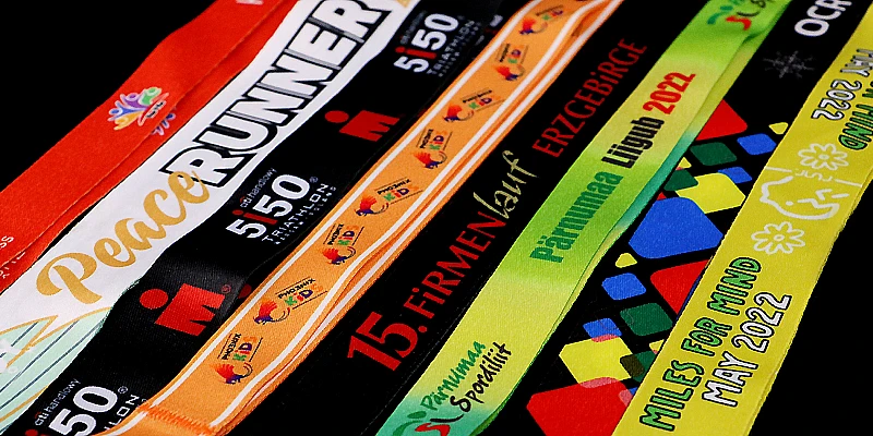 Personalised ribbons for medals