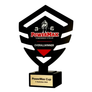 Trofeo personalizado para Powermax