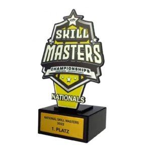 Custom made trophy for Skill Masters