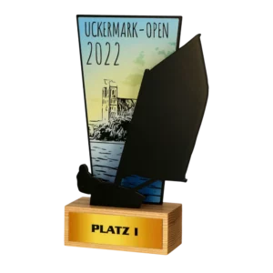 Custom made trophy for Uckermark-Open