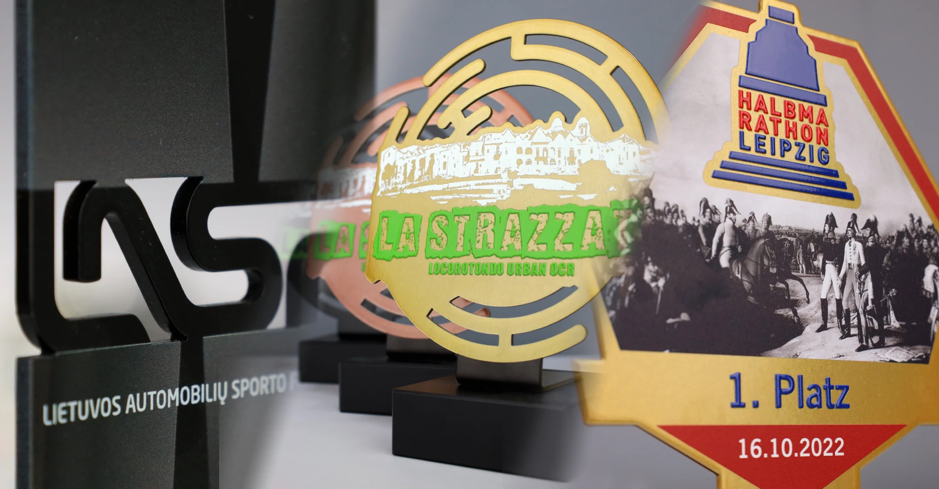 Personalised trophies made by winmed