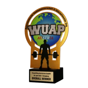 Trofeo personalizado para WUAP Austria
