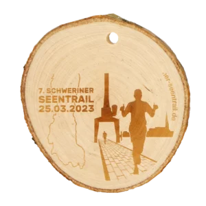 Custom made medal for Schweriner Seentrail