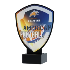 Custom made trophy for Rostock Griffins Trophy