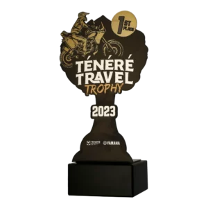 Custom made trophy for Tenere Travel Trophy