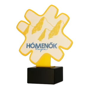 Custom made trophy for Hómenők Cup