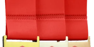 Red ribbons for sports medals