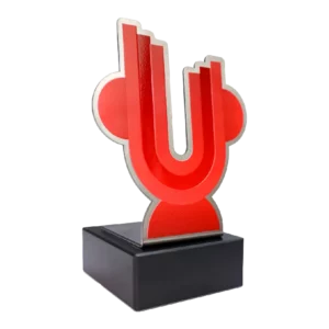 Custom made trophy for Latvian Athletics Association