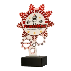 Trofeo personalizado para Weihnachtsheben PowerMax