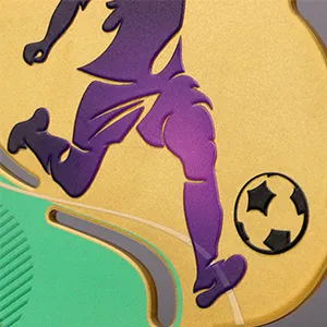 Colour print with 3d effects