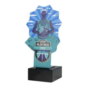 Custom made trophy for Opap Platres