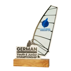Custom made trophy for German Windsurfing Association