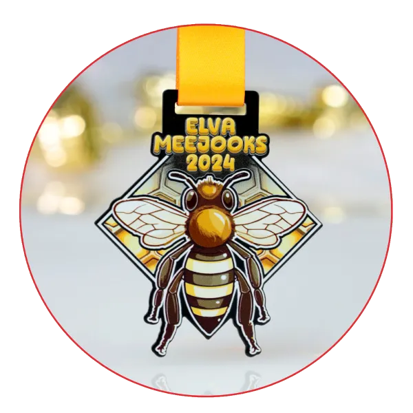 Unique Shape Steel medals