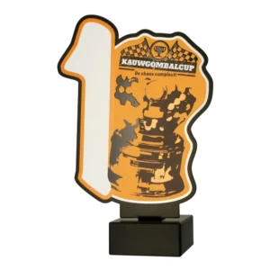 Custom made trophy for Kauwgombalcup