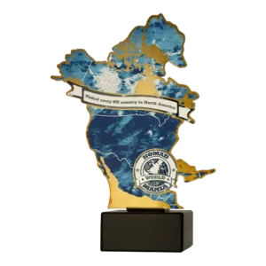 Custom made trophy for NomadMania