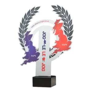 Custom made trophy for Ultra Running Limited